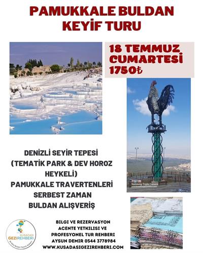 PAMUKKALE BULDAN KEYİF TURU