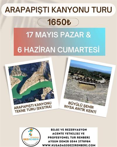 ARAPAPIŞTI KANYONU TURU