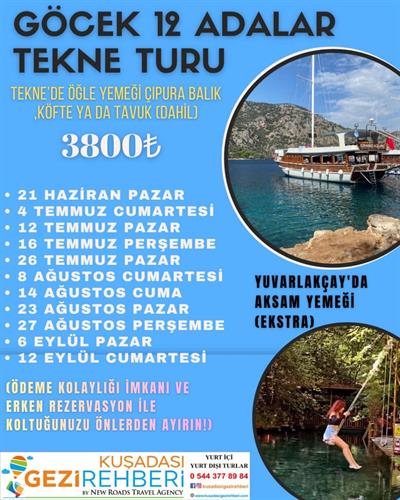 GÖCEK TEKNE TURU