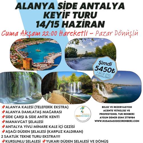 ALANYA-SİDE ANTALYA KEYİF TURU