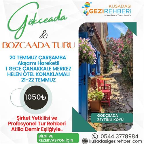 GÖKÇEADA & BOZCADA TURU