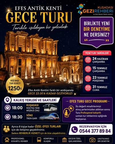 EFES ANTİK KENTİ GECE TURU